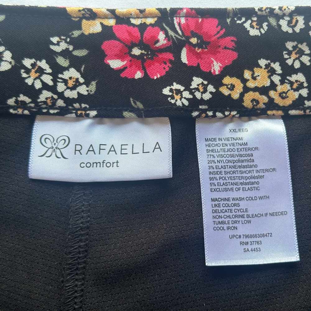 Rafaella Comfort Floral Print Skort - Picture 6 of 7
